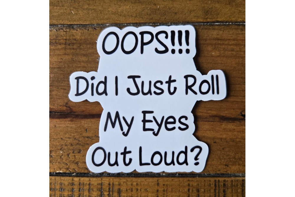 Sticker - Oops - 3 Pack