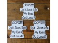 Sticker - Oops - 3 Pack